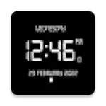 lock screen clock widget app android application logo